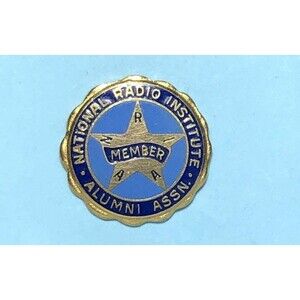 Old National Radio Institute Alumni Association , Screwback Lapel Pin